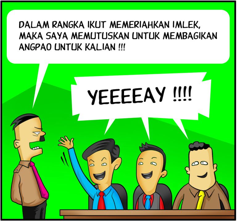 Angpao dari Boss