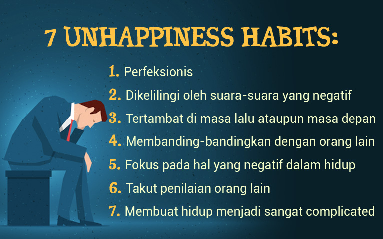 Unhappiness Habits: Inilah 7 Kebiasaan Manusia Yang Tidak Bahagia, Bagaimana Menghindarinya? (gambar 1)
