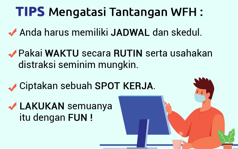 6 Tantangan Work From Home (WFH) dan Saran Mengatasinya (gambar 1)