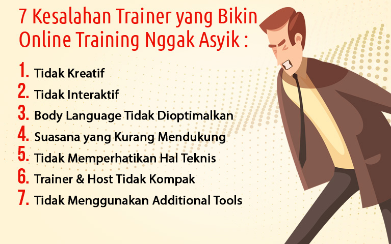 Tips Online Training : 7 Kesalahan Trainer Yang Bikin Online Training Nggak Asyik! (gambar 1)