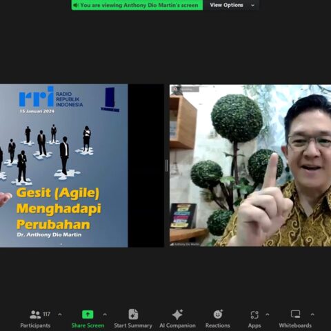"Gesit (AGILE) Menghadapi Perubahan", RRI, 15 Januari 2024 (gambar 1)
